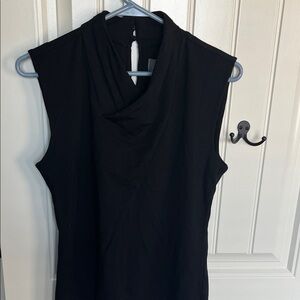 Anthropologie black super cute high neck top